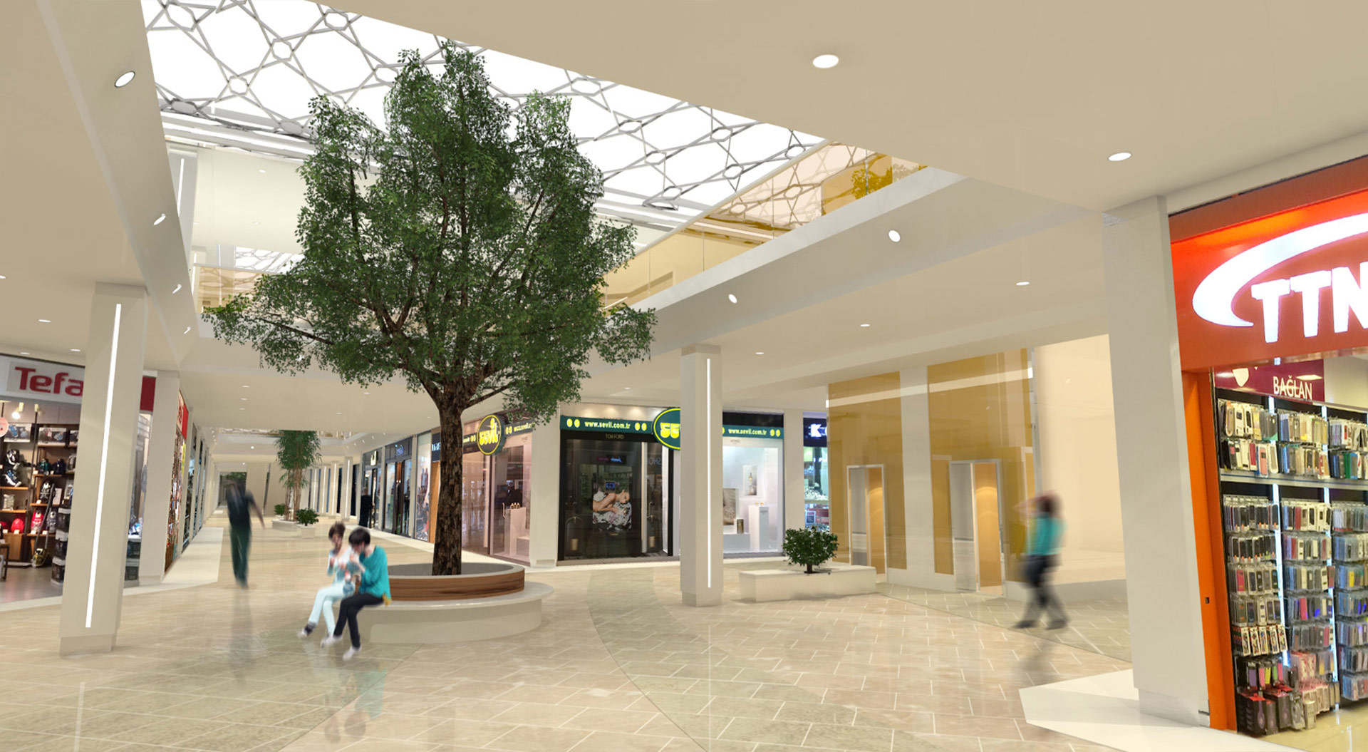 Icerenkoy shopping mall Istanbul interior design proposed mall