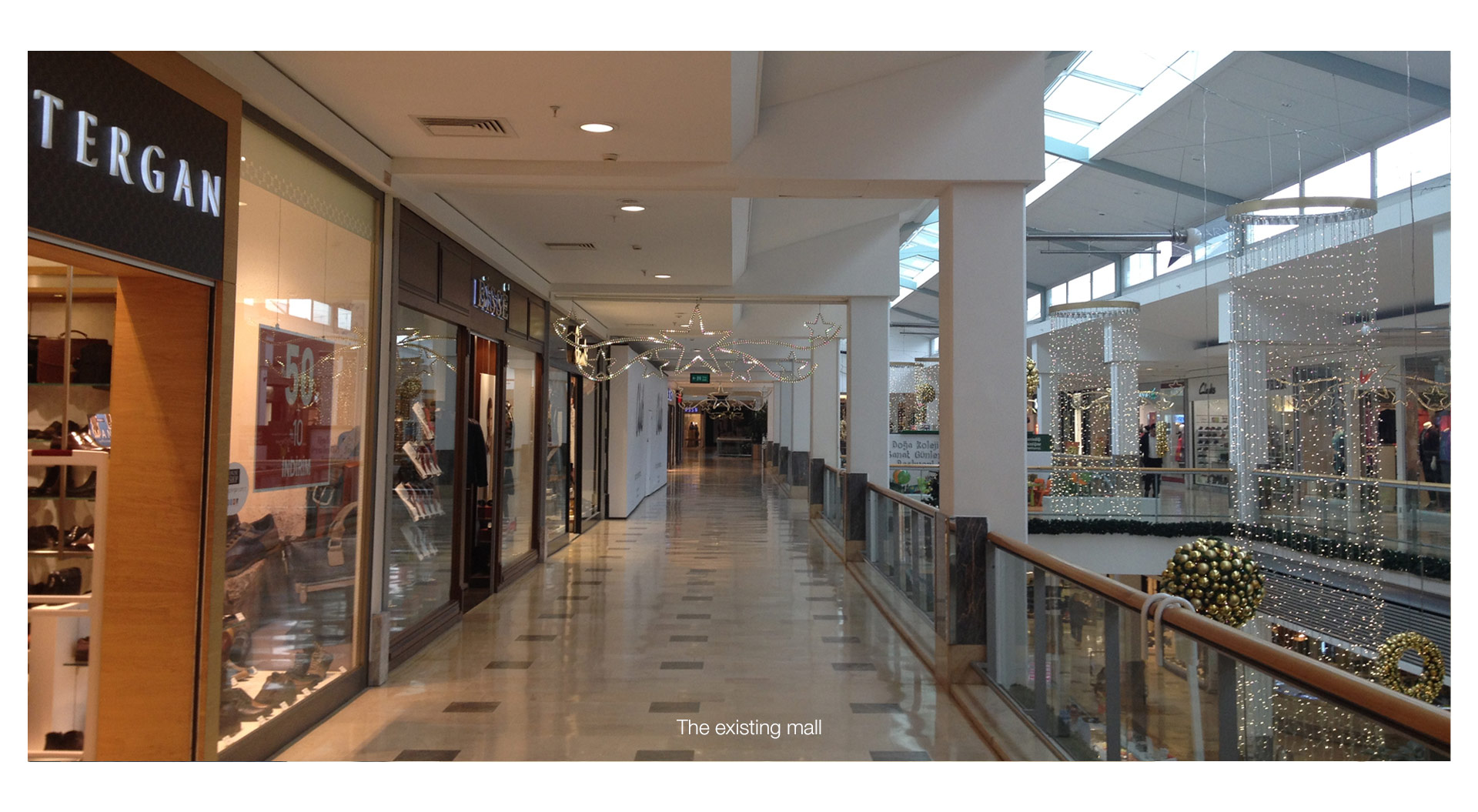 Icerenkoy shopping mall Istanbul interior design of existing mall
