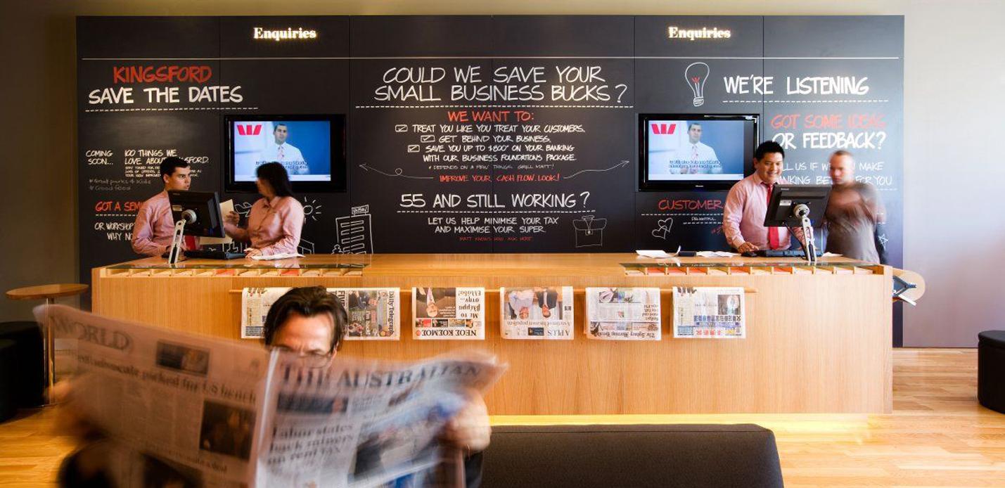 Westpac design lifestyle inspiration in retail banking