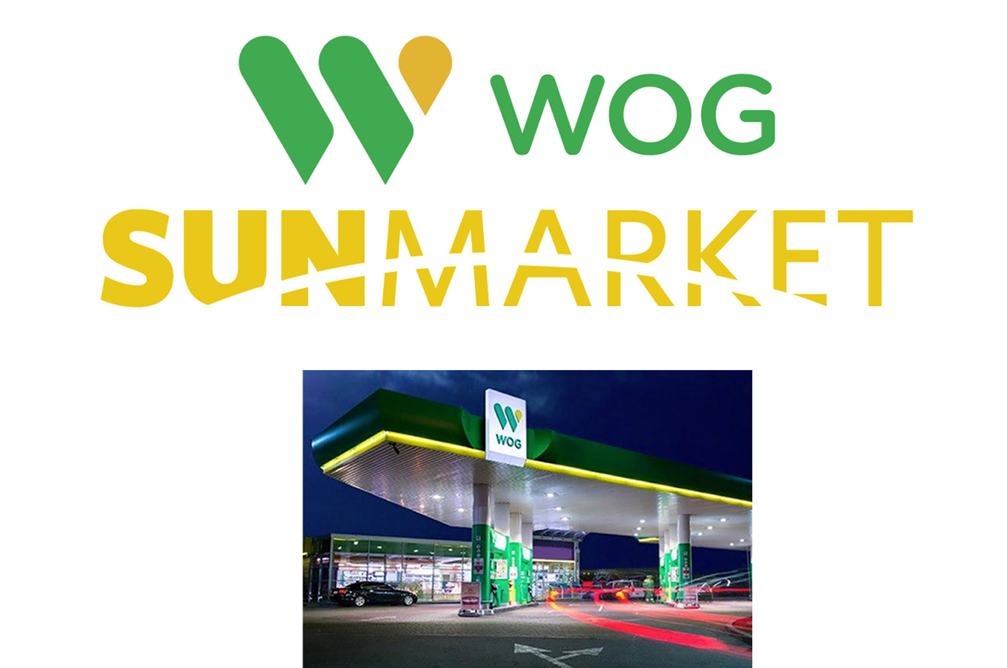 Petrol forecourt as a convenience retail destination at WOG and Socar