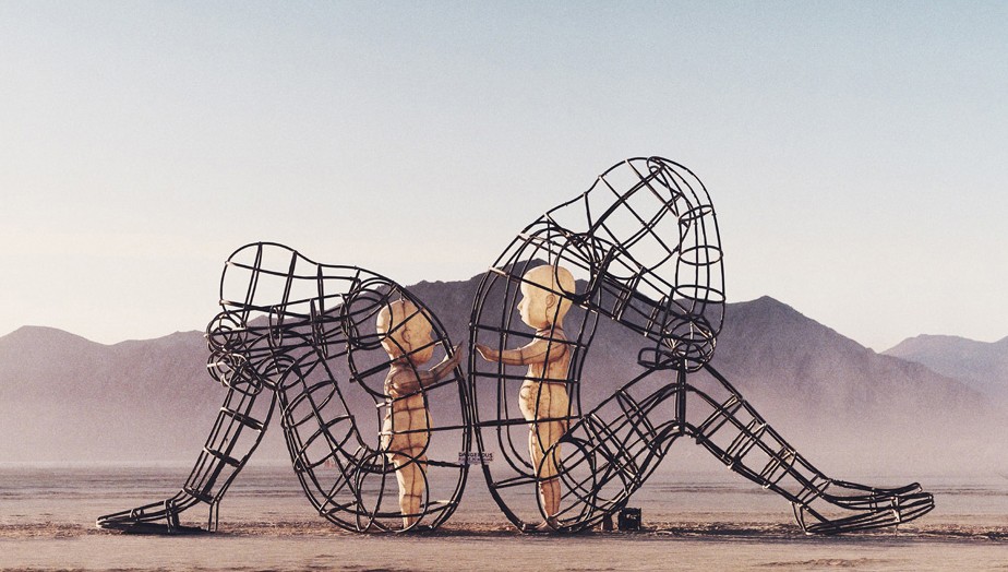 Burning Man, an event in celebration of impermanence and change