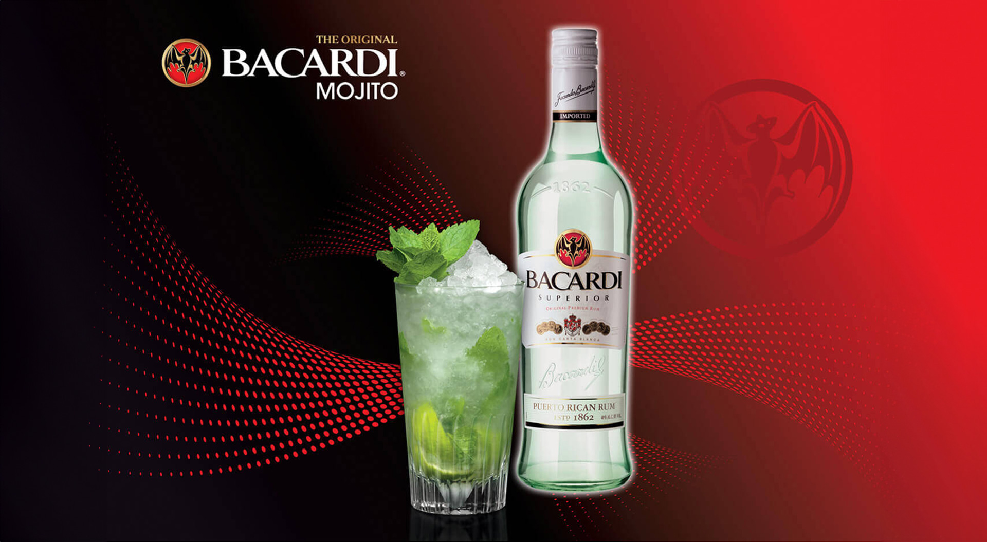 Bacardi Mojito Global Travel Retail, brand activation promotion campaigns