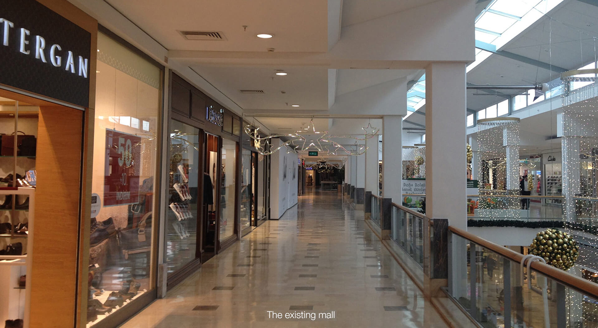 Icerenkoy shopping mall Istanbul interior design existing mall