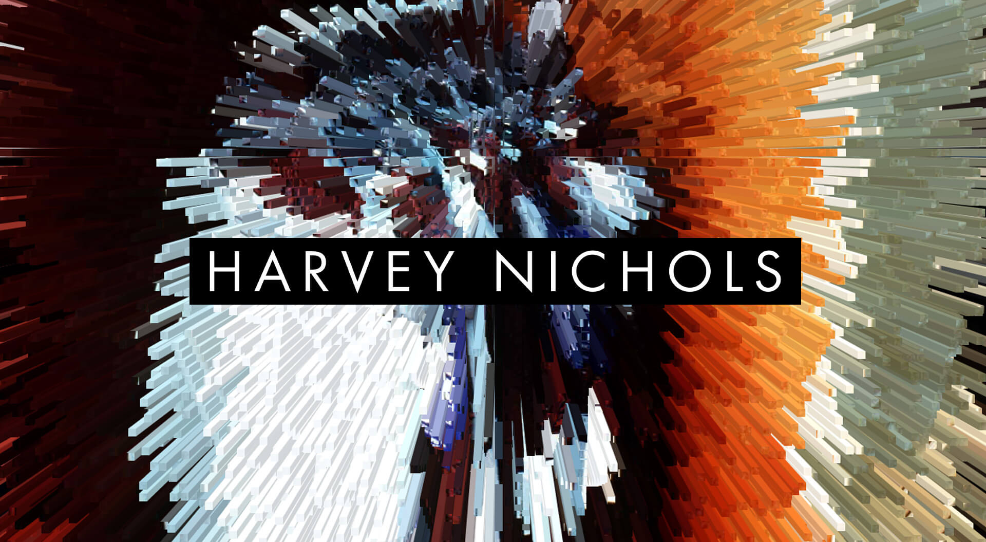 Harvey Nichols fashion department store branding and merchandising system design