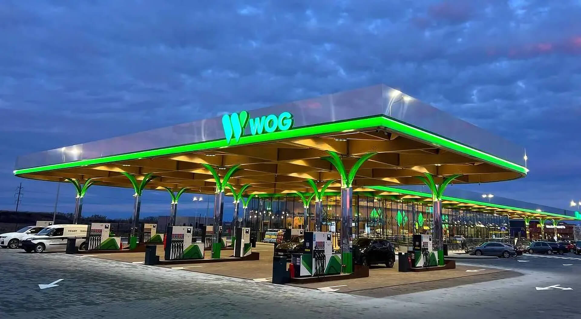 WOG Petrol Forecourt