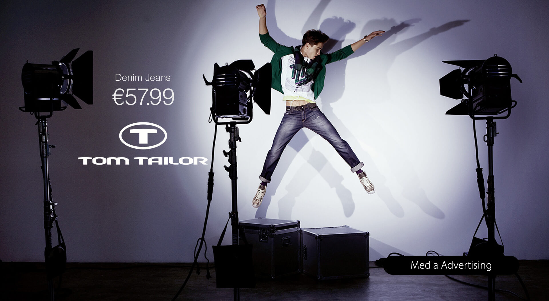 Tom Taylor man media advertising promotion – Denim Jeans