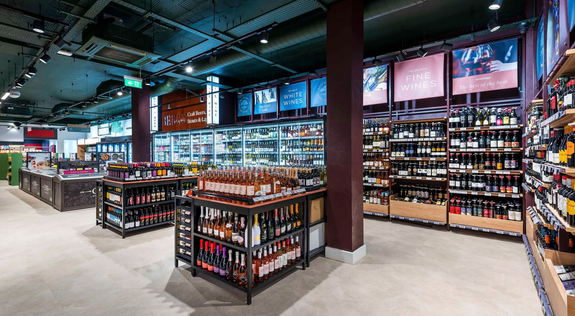 Kavanagh’s Supermarket Beer, Wine and Spirits Department