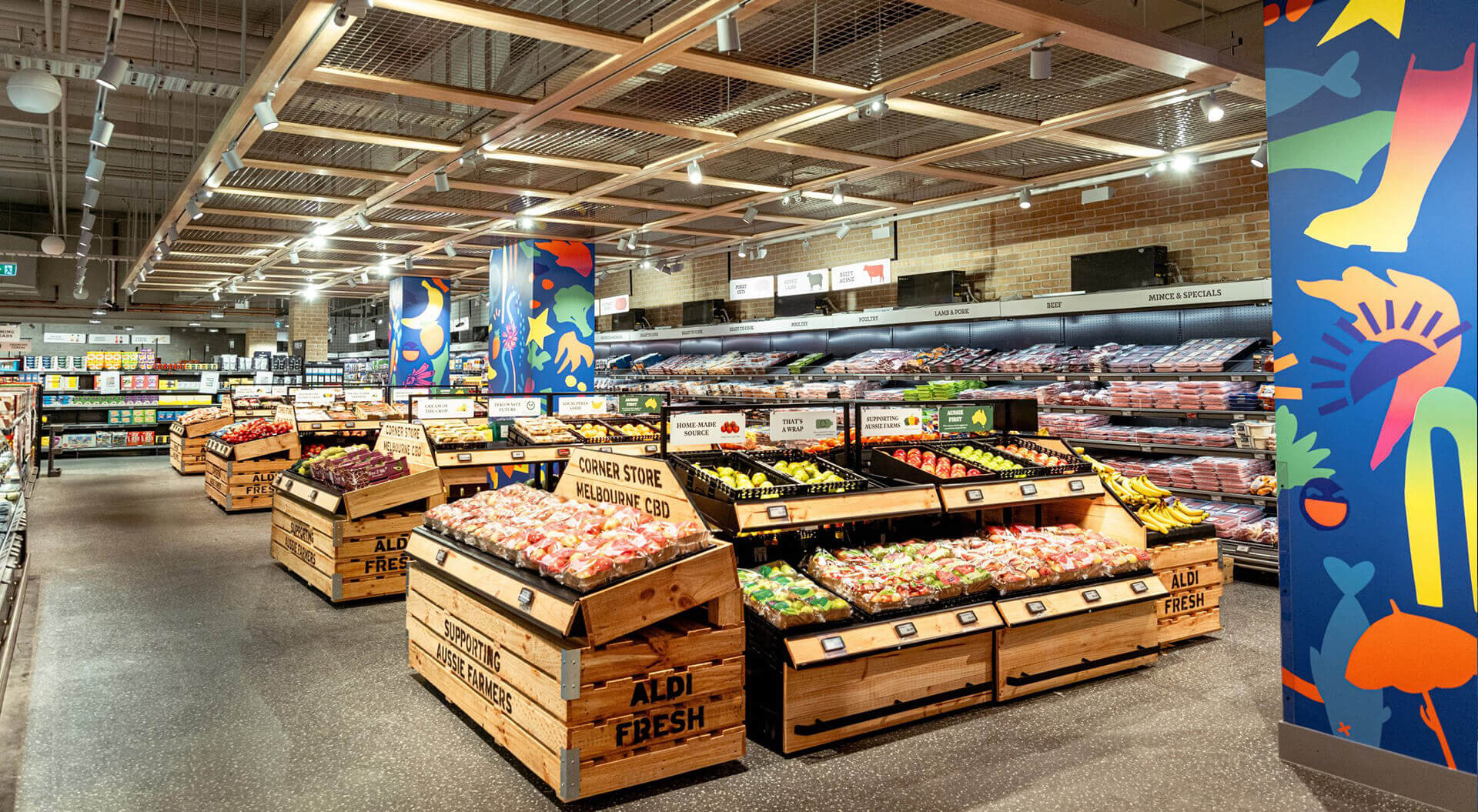 Aldi Corner Store Melbourne Fruit & Veg Merchandising