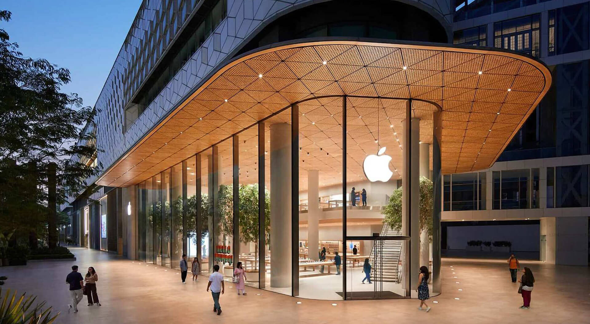 Apple flagship stores Entrance