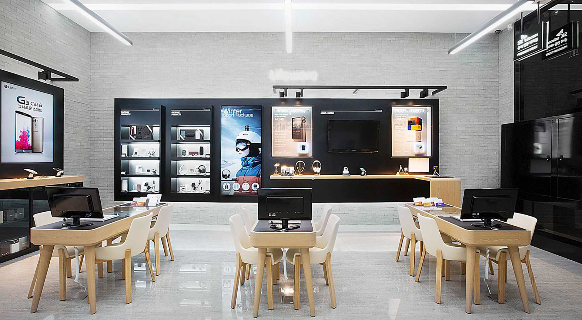 SK Telecom’s premium store Interior