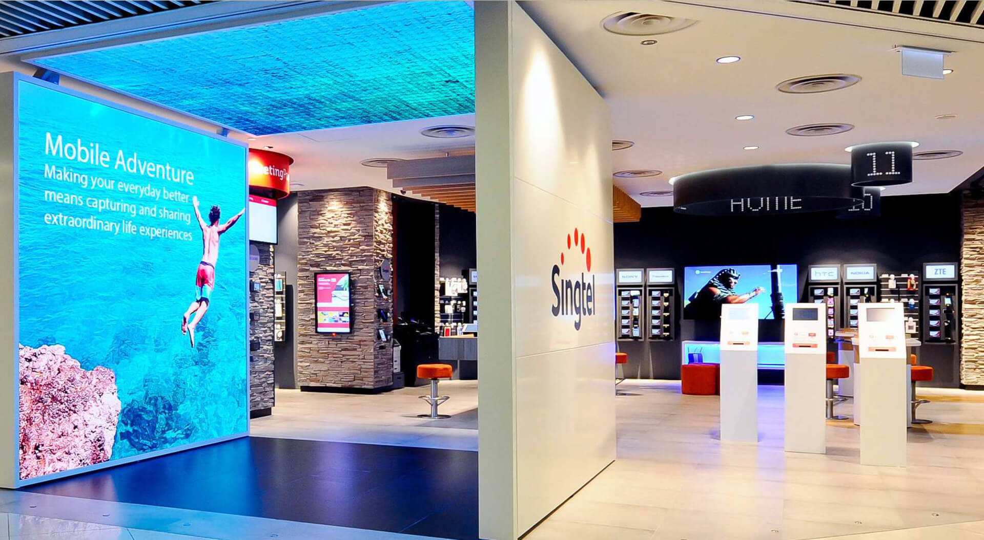 Singtel Flagship Store Entrance