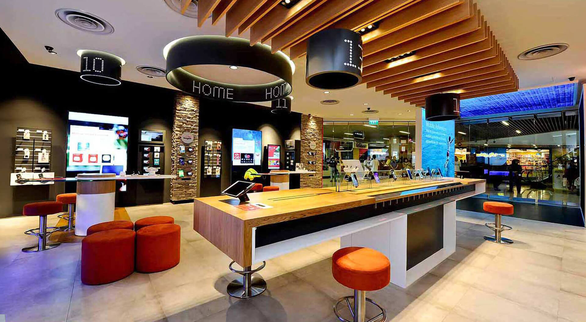 Singtel Flagship Store Interior