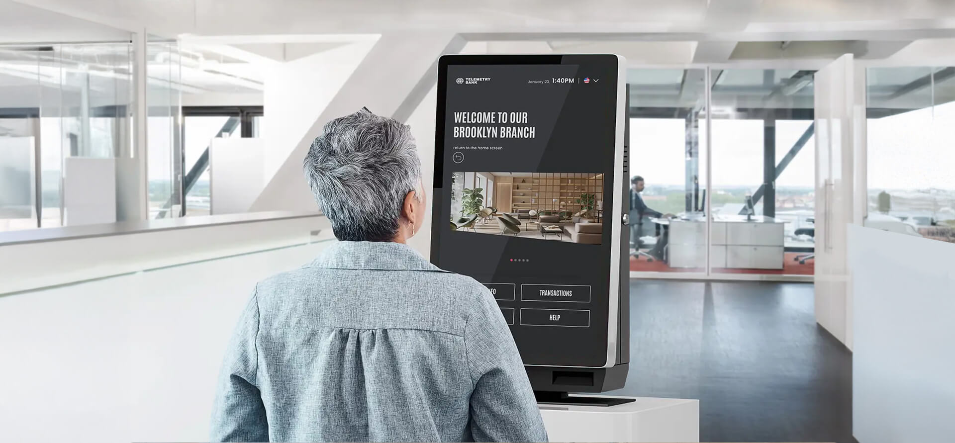 Self-Service Banking Kiosks - Telemetry TV Bank