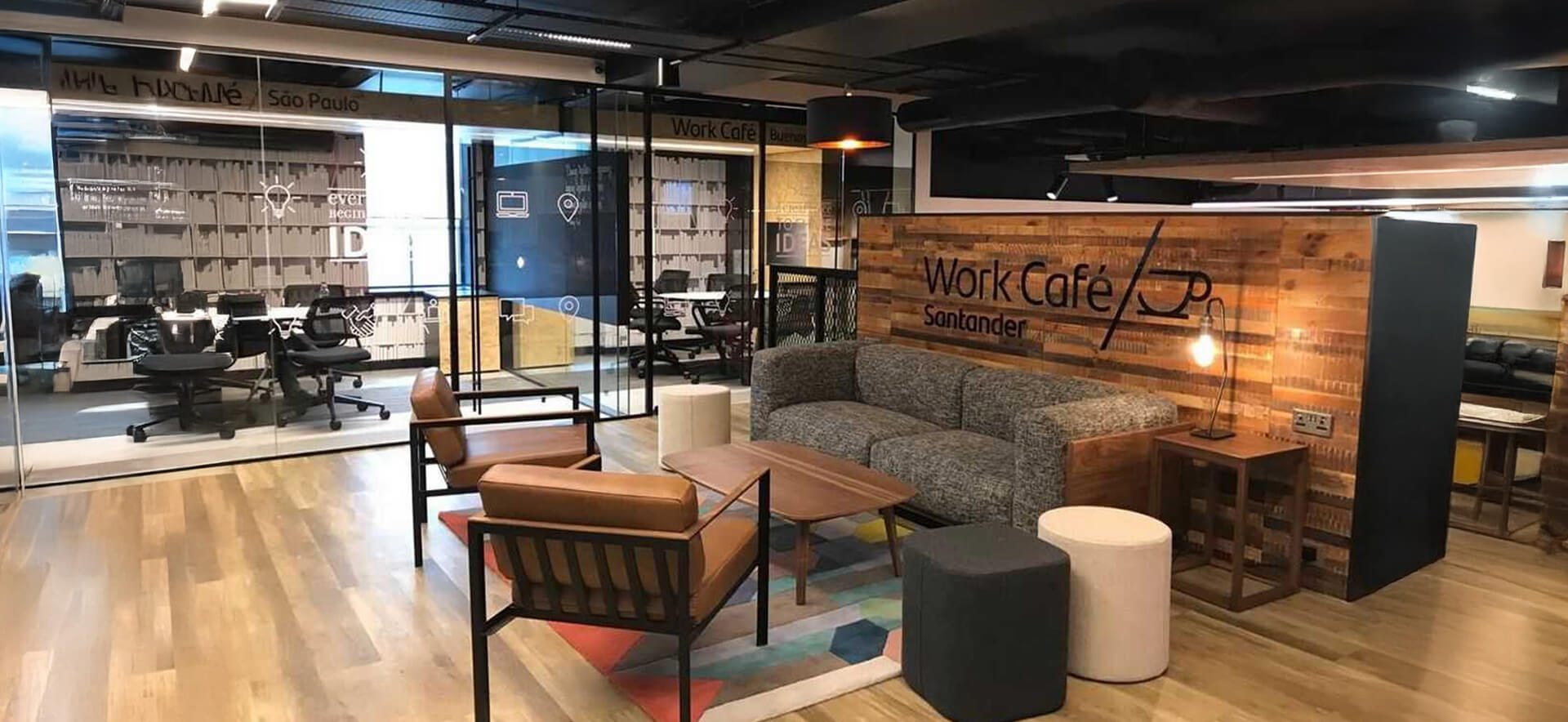 Santander work-cafe interior design