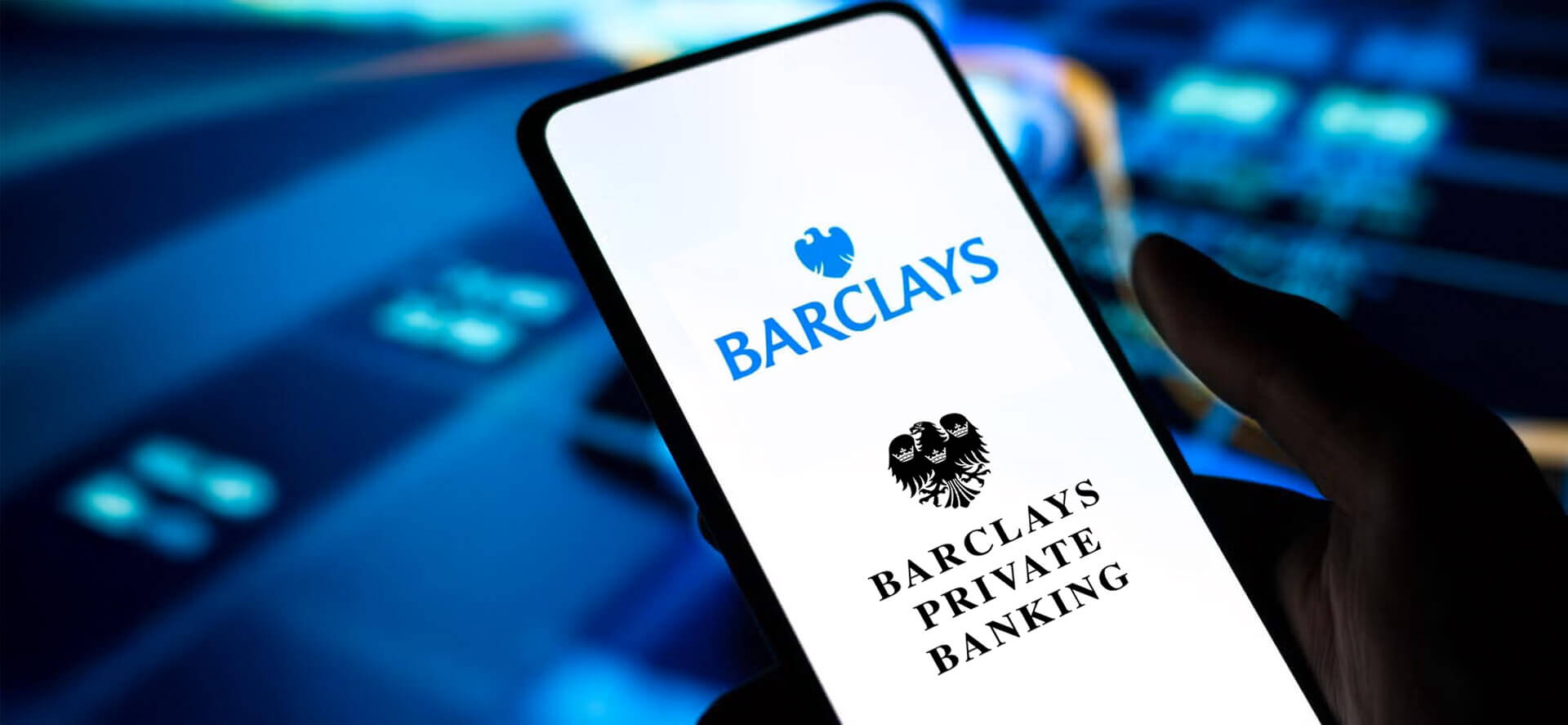 Barclays Bank branding mobile private banking App