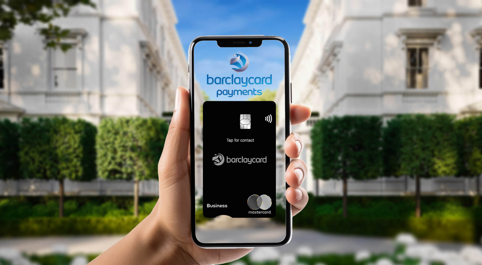 Barclay Card mobile app branding