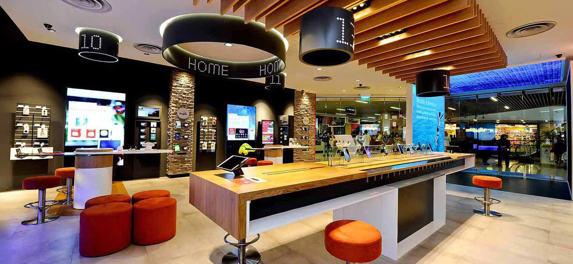 Singtel Flagship Store Interior