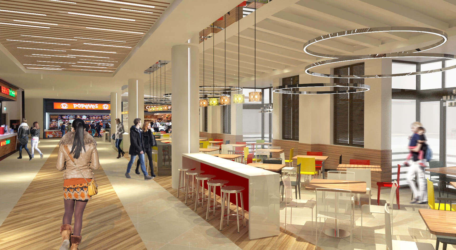 Forum Istanbul Mall Turkey – hawker food hall visual.