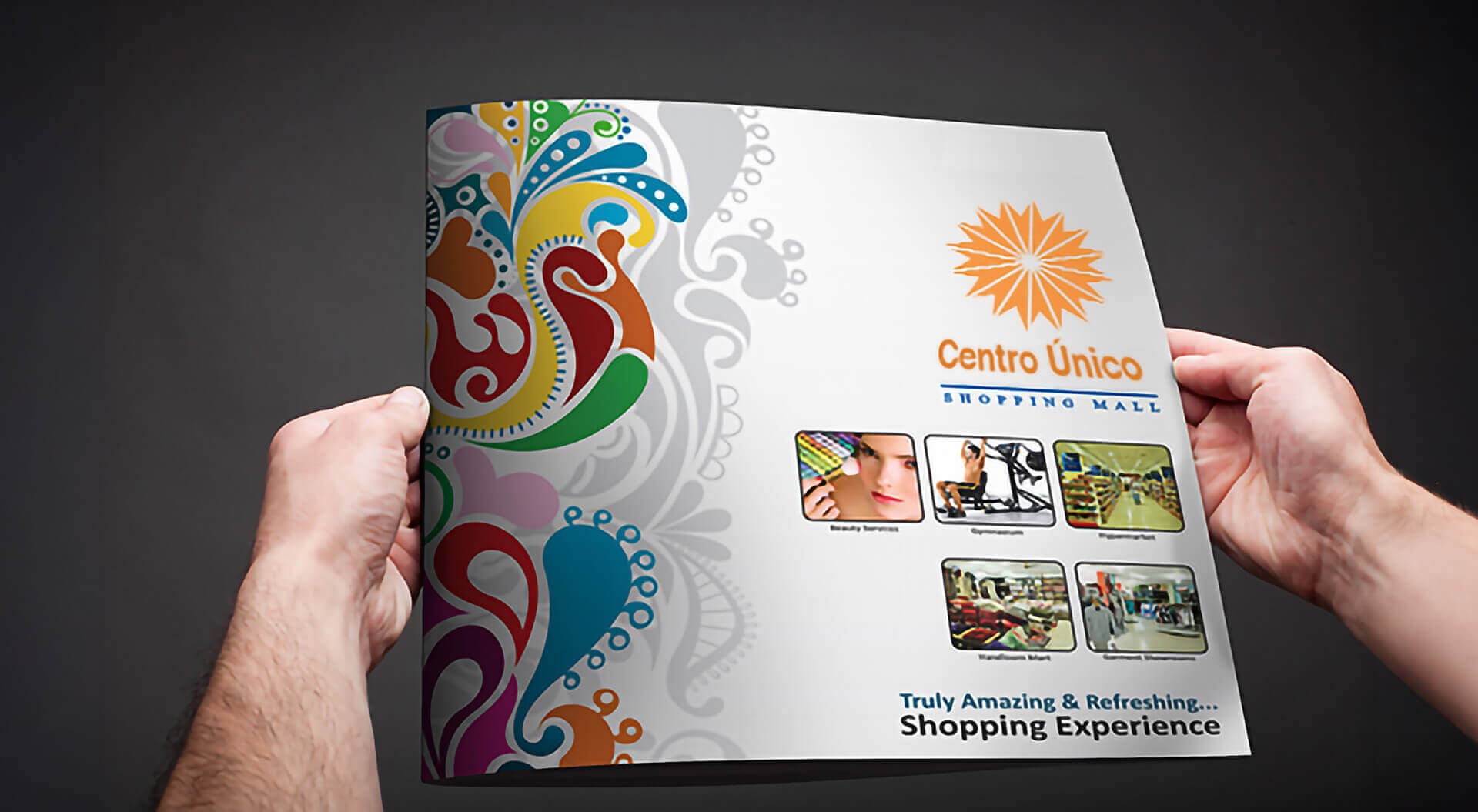 Centre Unique Mall Brand Identity Marketing Brochure