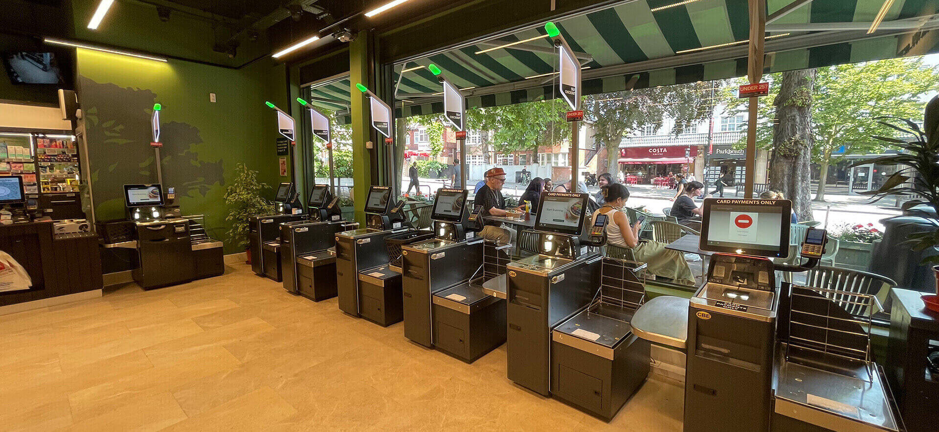 Kavanagh's Supermarket Belsize Park - Self Service Checkouts