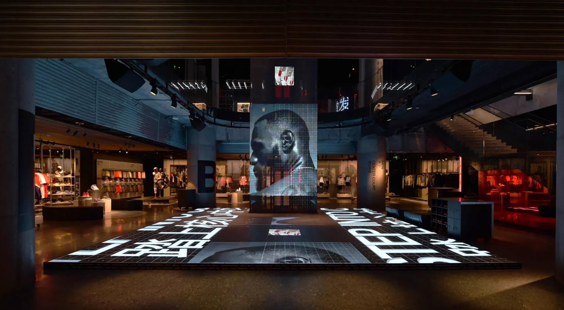 Nike house of innovation store interior design.