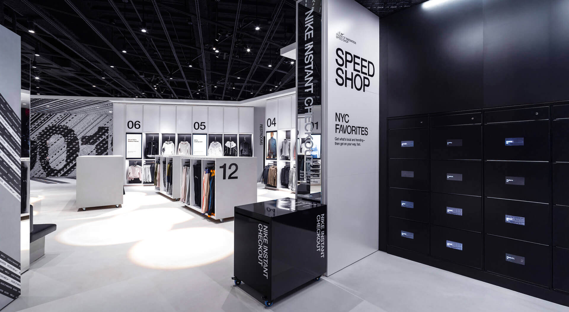 Nike house of innovation store branding NYC - Store Interior Design