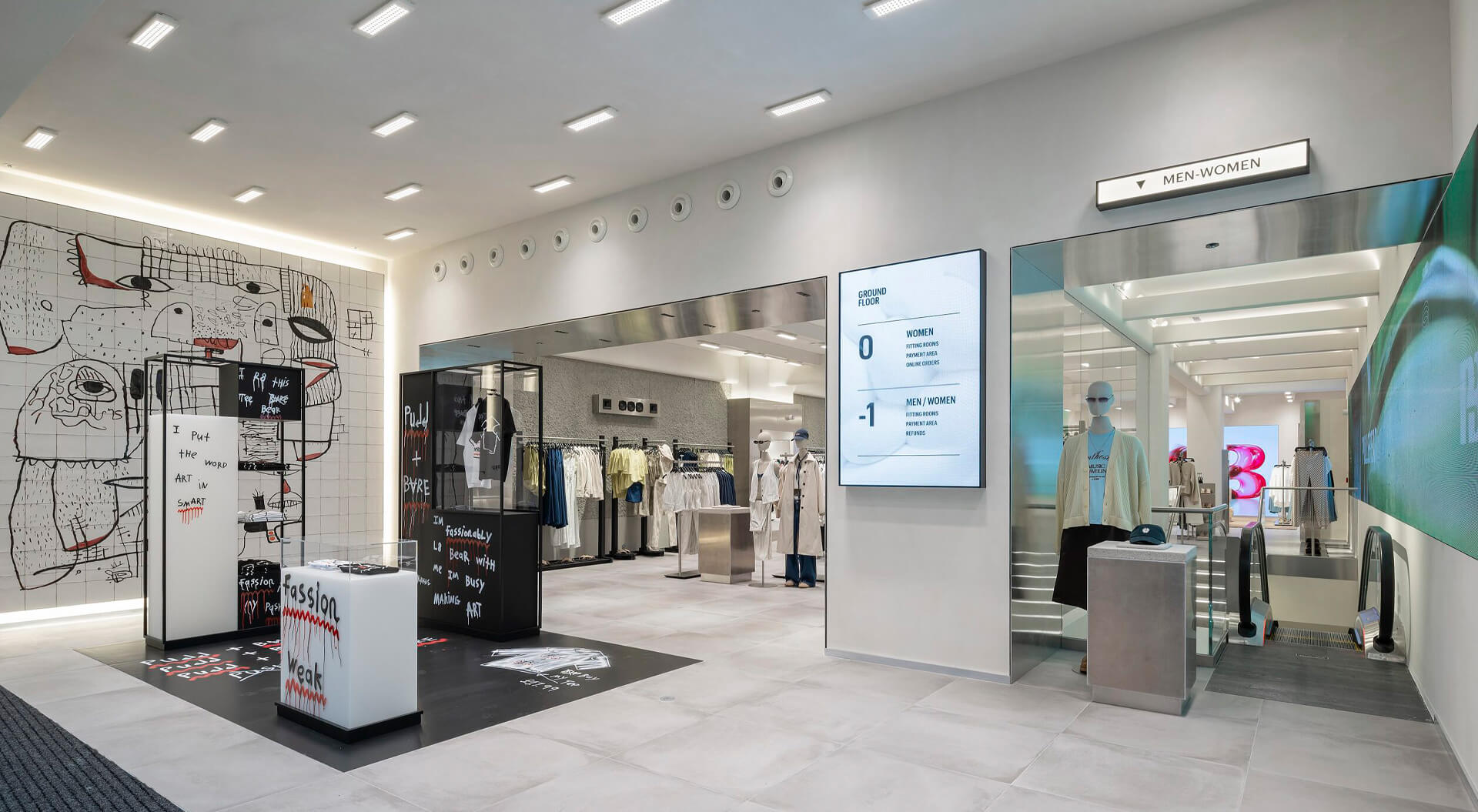 Pull & Bear Store Interior & Merchandising Display Concept, Oxford Street London