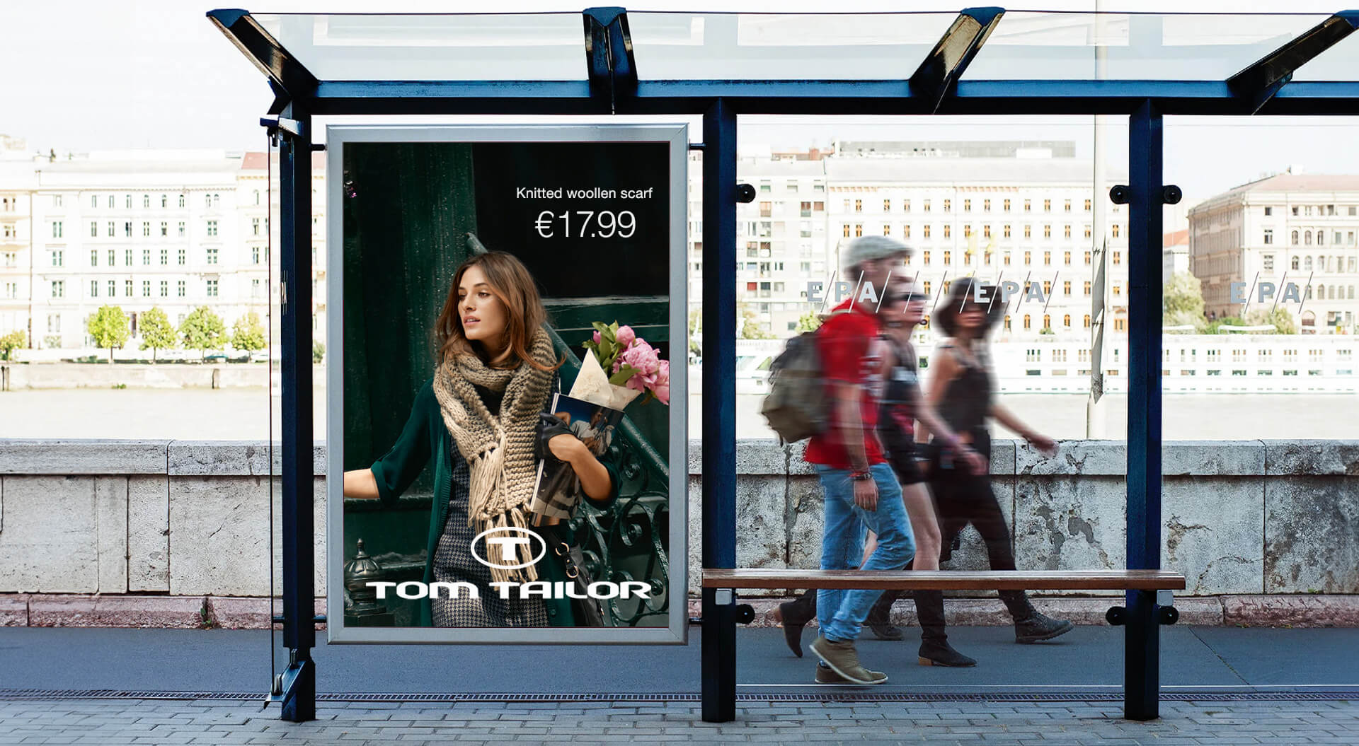 Tom Tailor Rebranded Logo Design Concept - Bus Stop Media Advertising