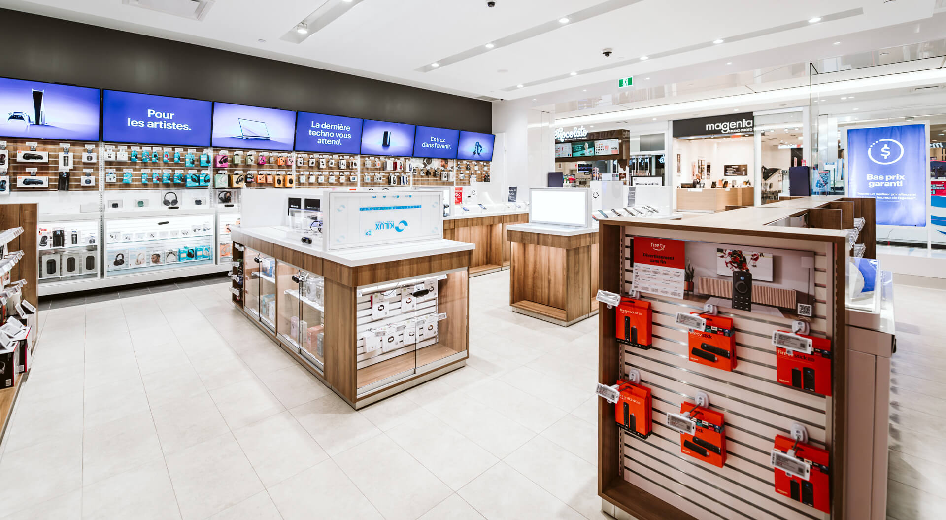 Best Buy Express Store Design Canada - Interior Merchandising System & Branding Concept