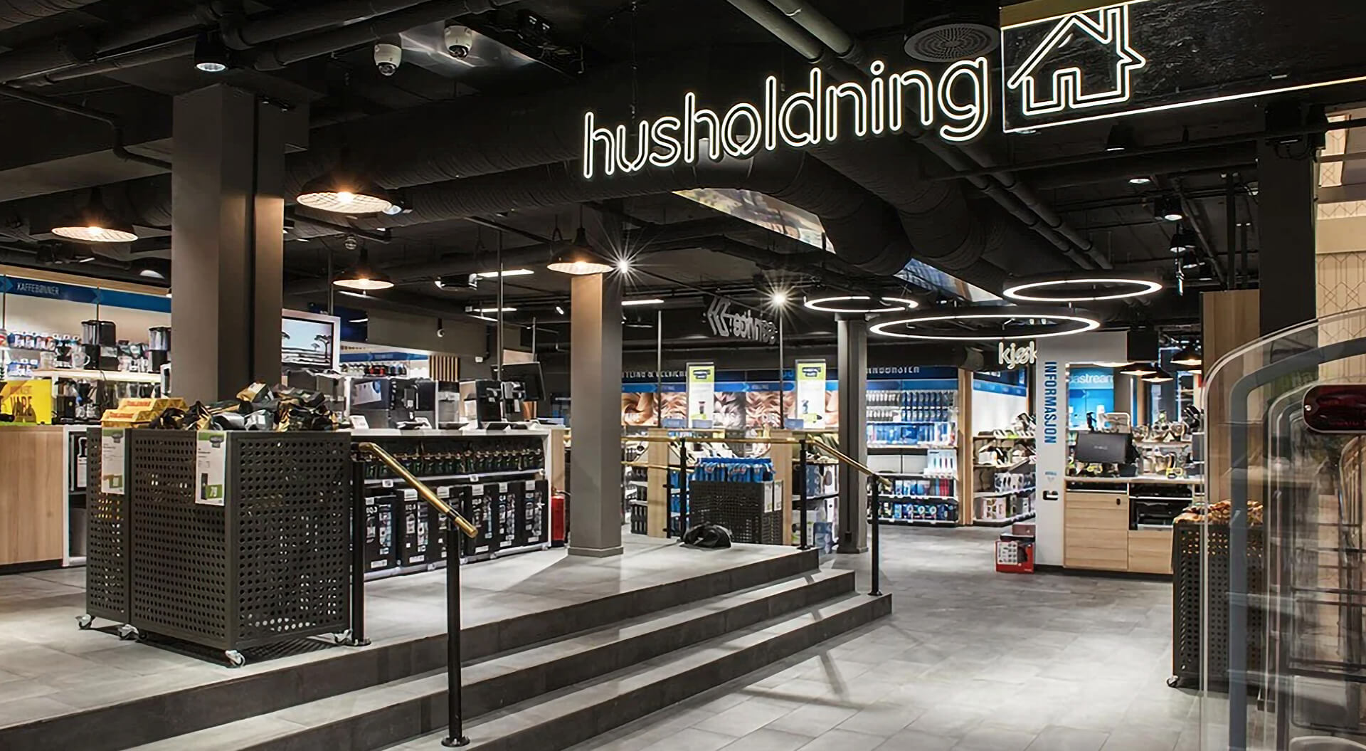 Elkjop Store Interior Design - Household Department Branding