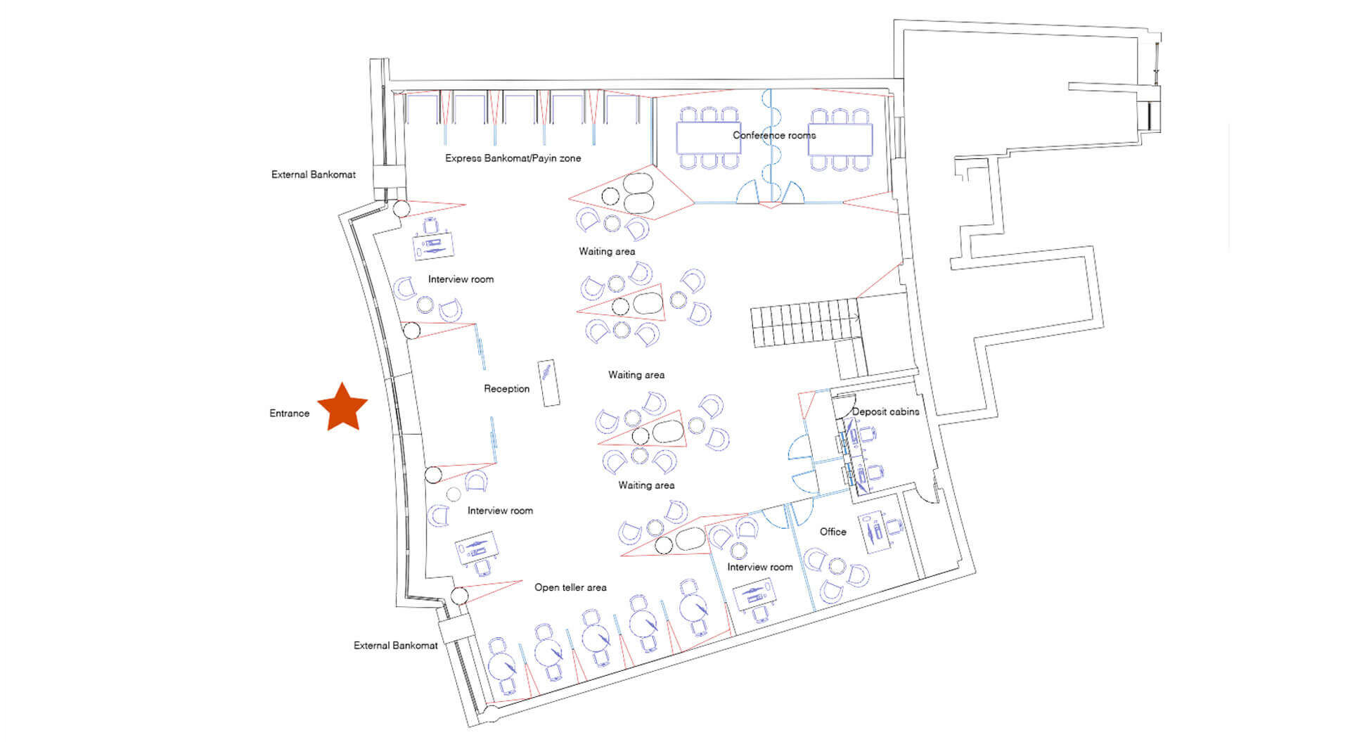 Zenit  Bank Aulo CAD planning