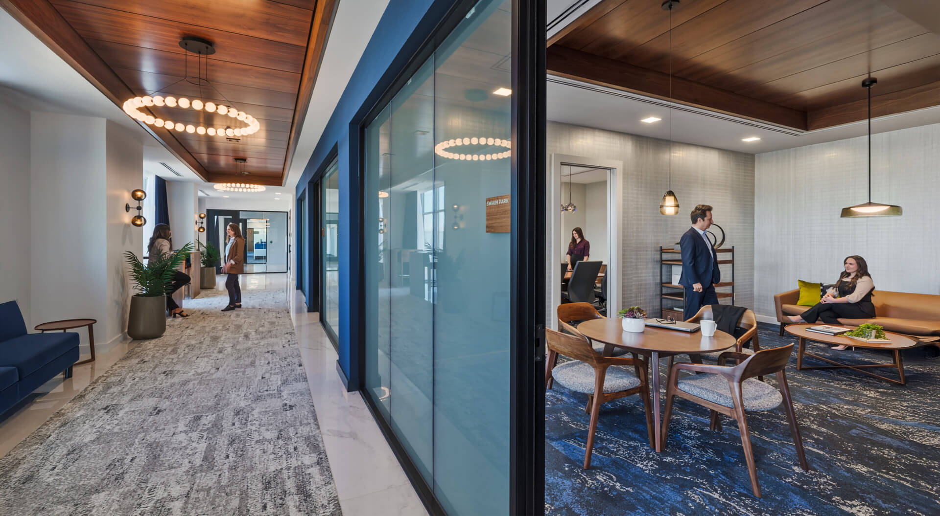 Fifth Third Bank Montgomery conference room interior design