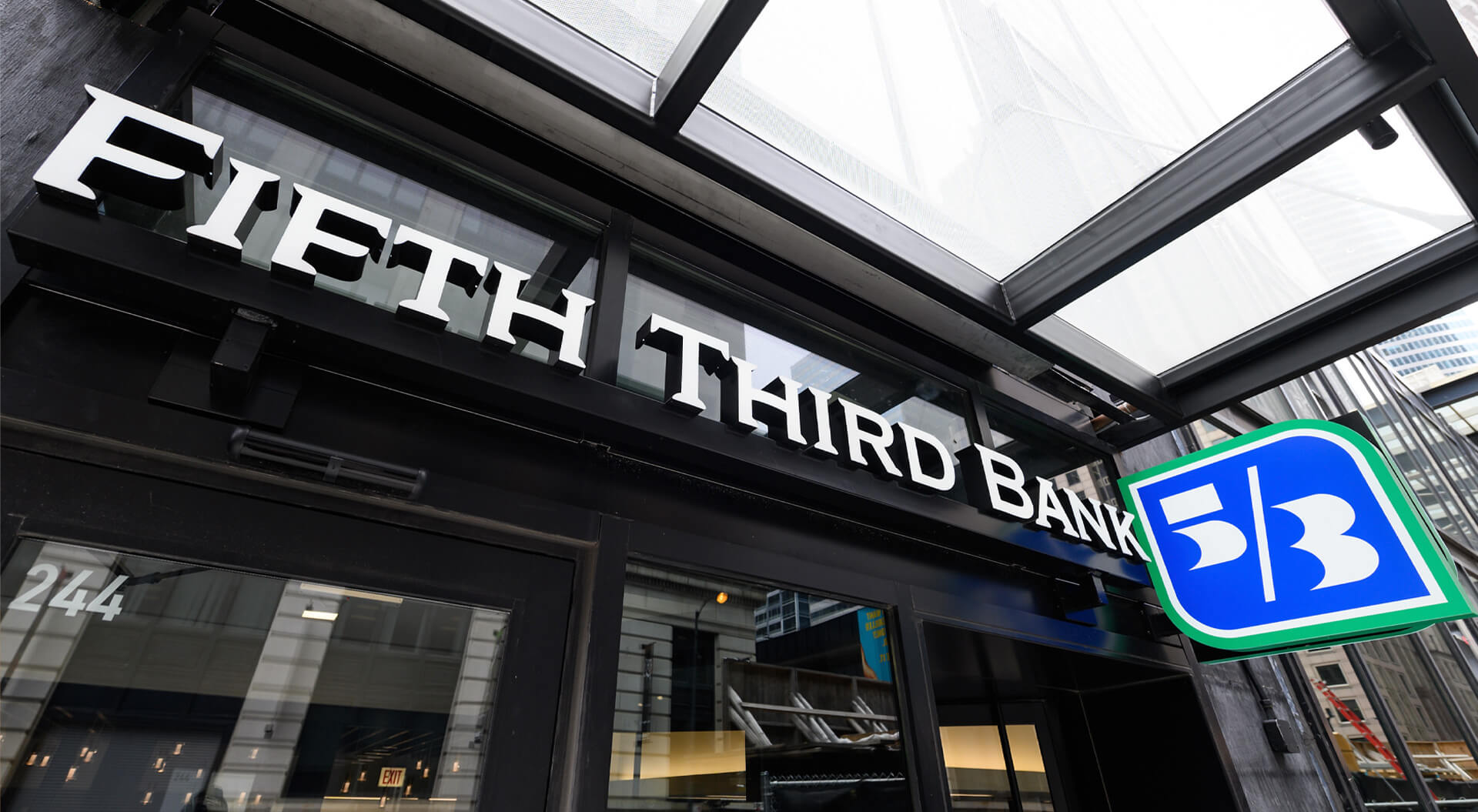 Fifth Third Bank Entrance branding