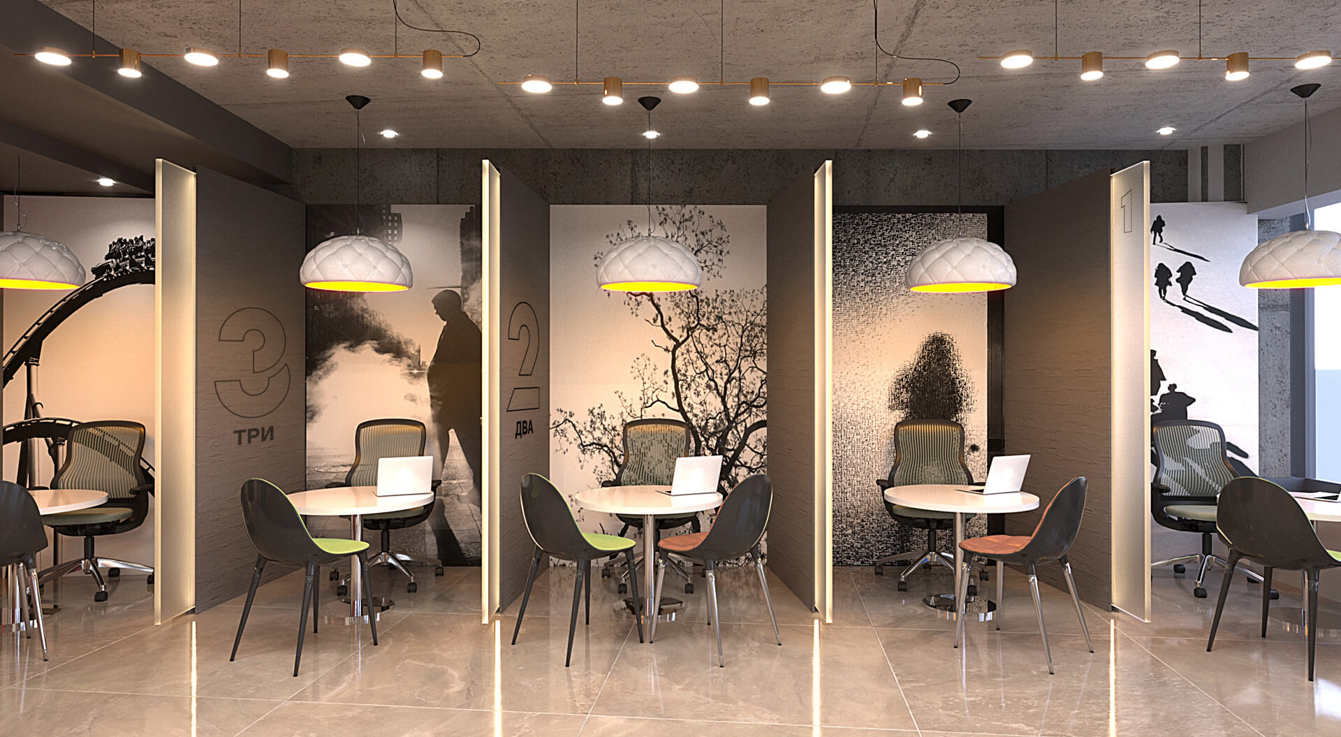 Zenit  Bank interview and consultation zone design