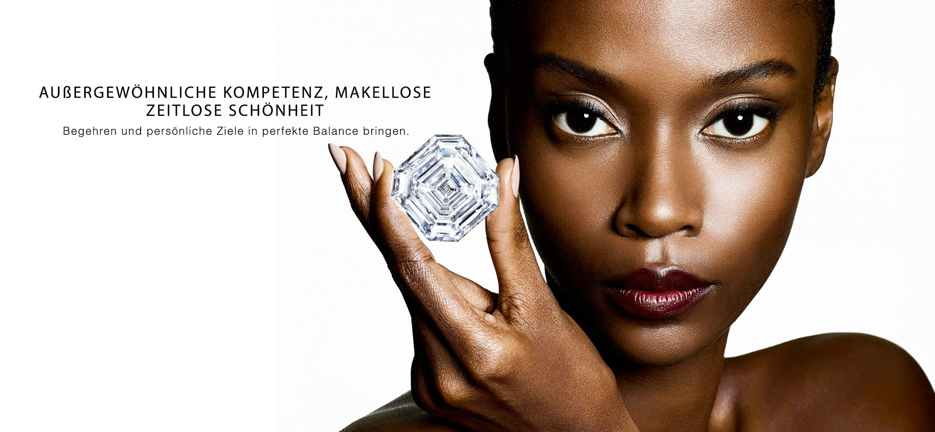 AUSSERGEWÖHNLICHES FÄHIGKEITSVERMÖGEN, PERFEKTE, EWIGE SCHÖNHEIT. Die Vereinigung von Sehnsucht und persönlichen Bestrebungen in perfekter Balance.