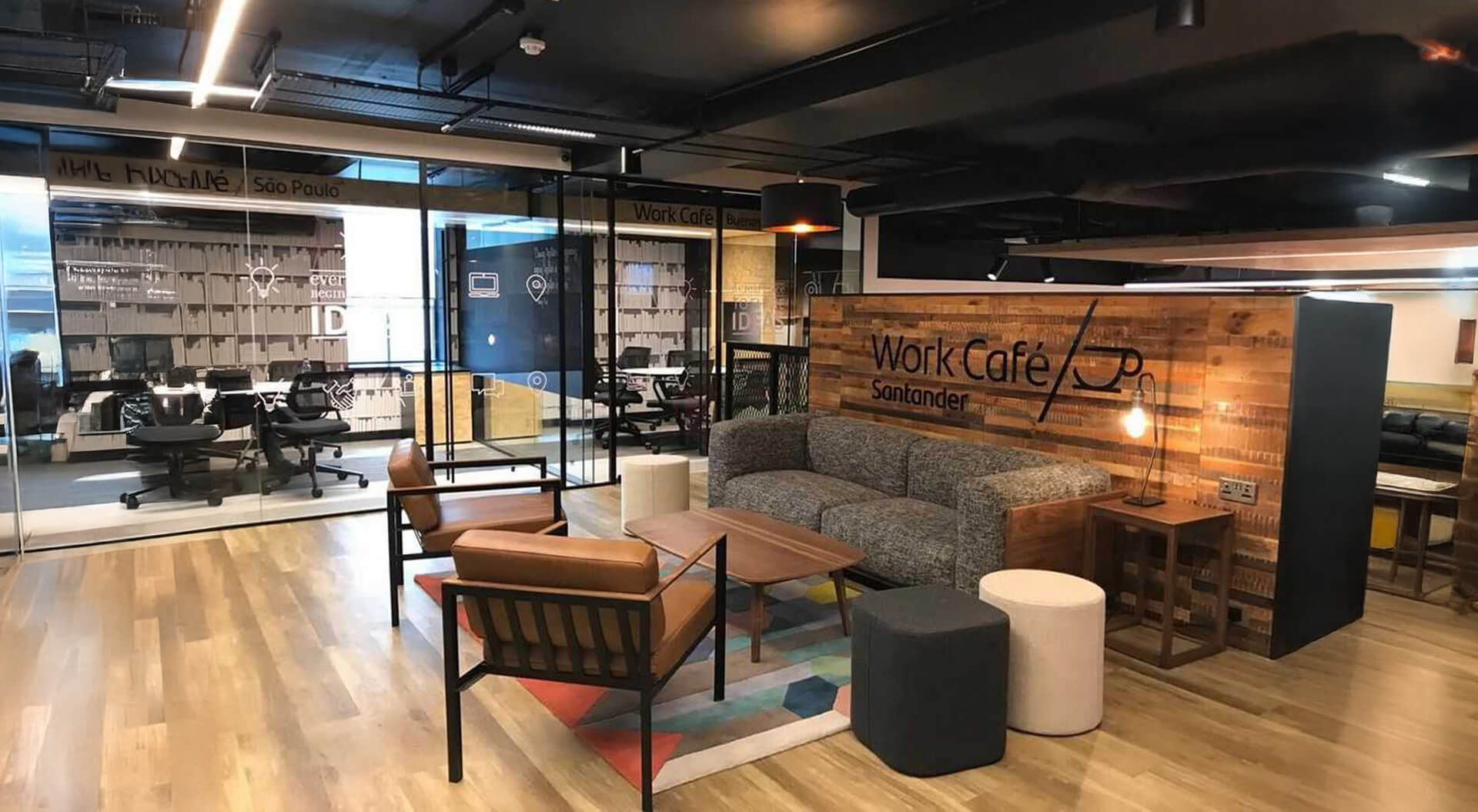 Santander Co-Working Cafe Environment