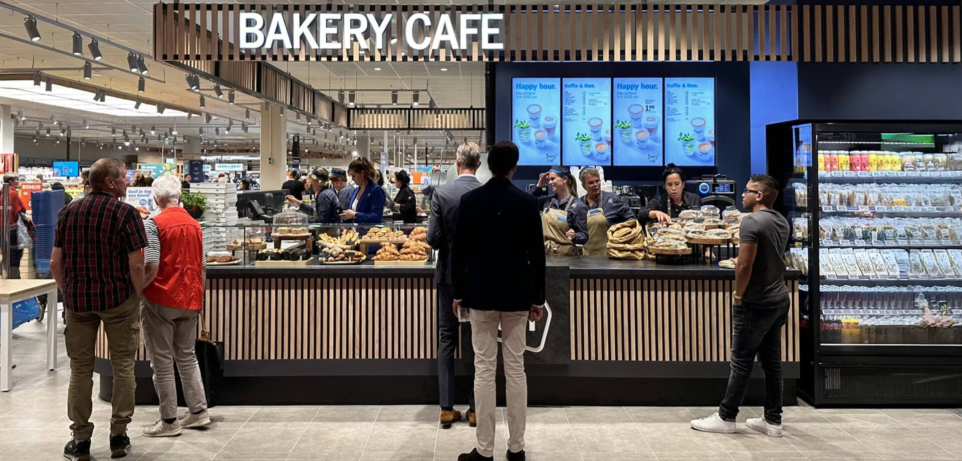 Albert Heijn fresh bakery cafe design solution