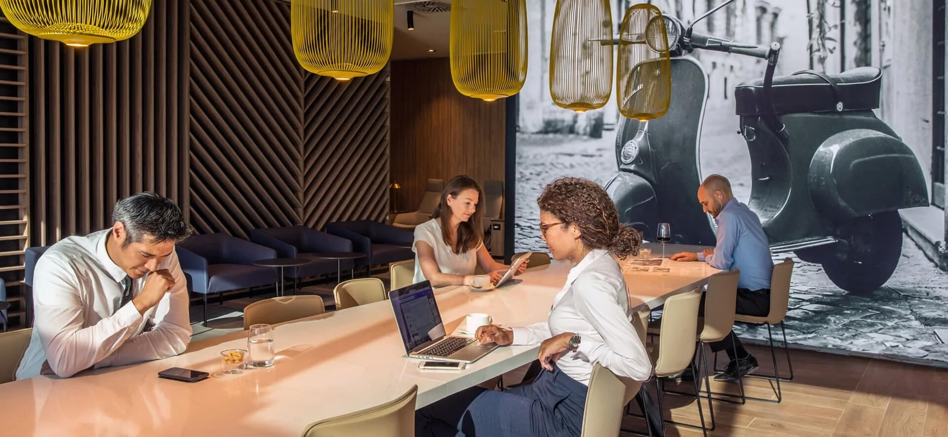 Zenit Bank - Interior design for a VIP conference room.