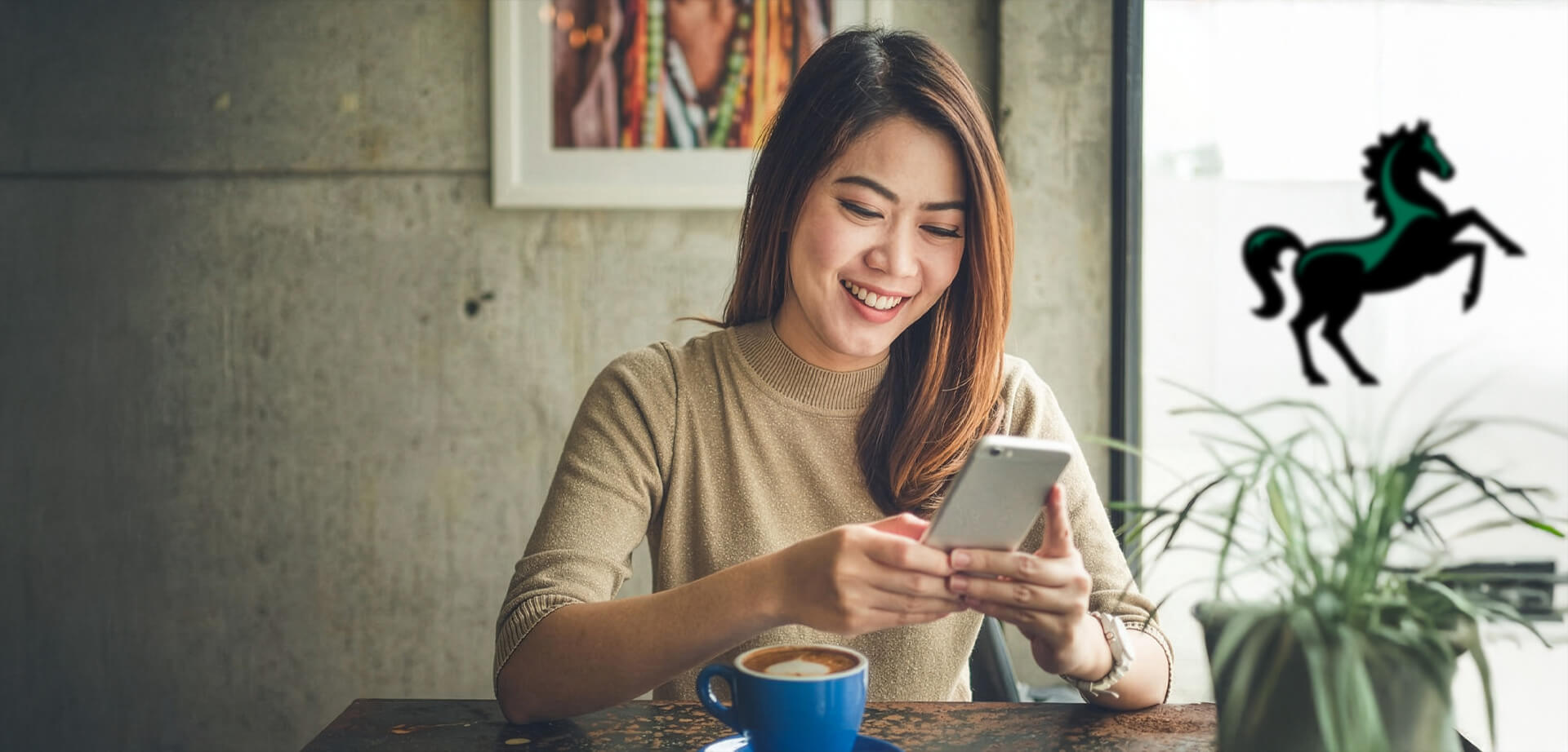 The iconic black horse symbol dates back to at least 1677. It has undergone various updates over the centuries, with the most recent contemporary version designed to appeal to younger customers by featuring a forward-facing head.  Lloyds Banking Group provides a variety of services, including: Personal Banking: Current accounts, savings (such as the Club Lloyds Monthly Saver), mortgages, and credit cards.