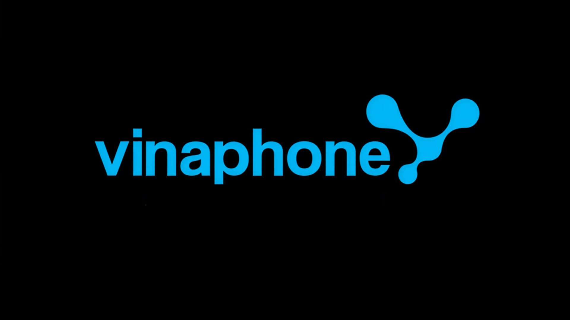 The blue logo of Vinaphone, a major mobile network operator in Vietnam.