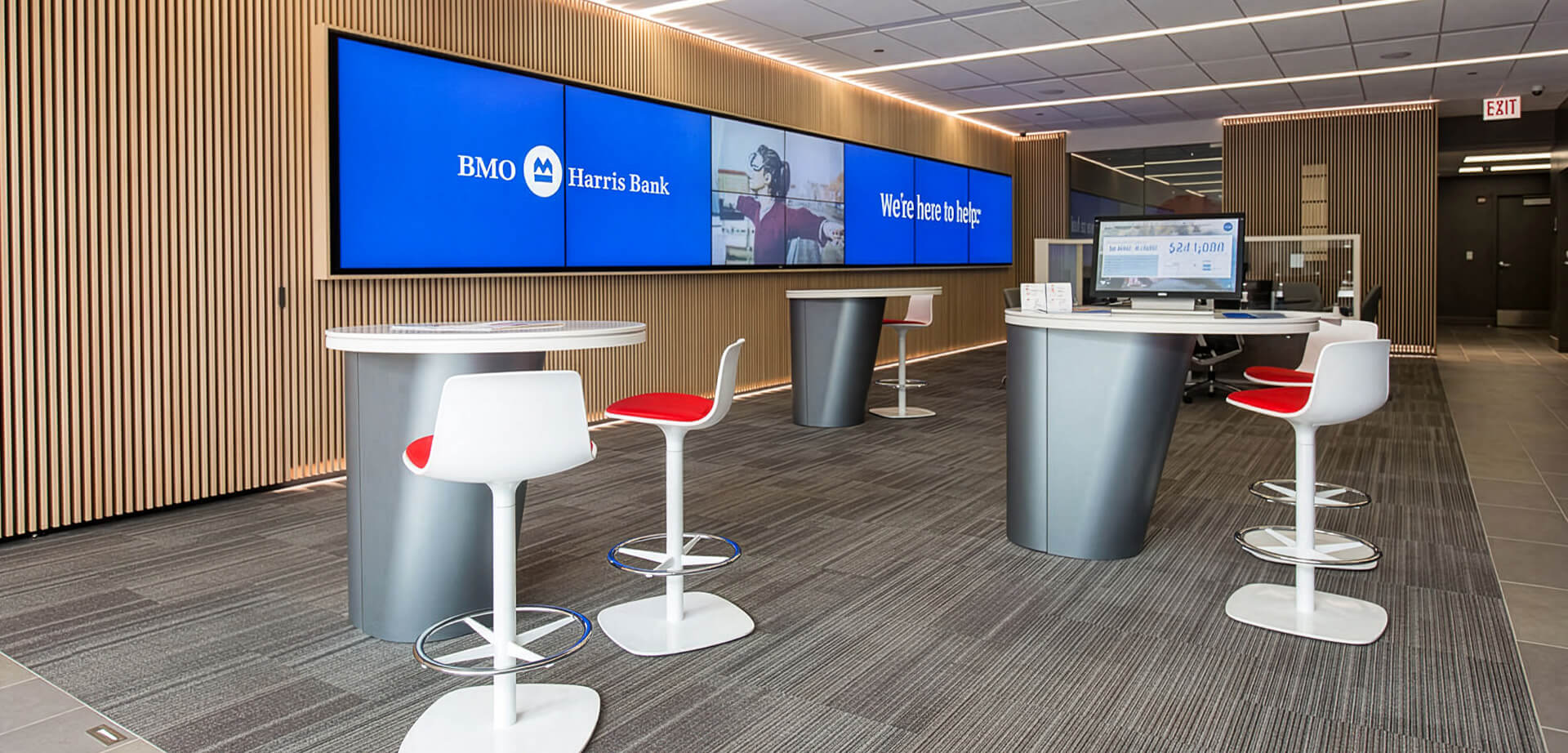 BMO (Bank of Montreal) has completely transformed its traditional branches into "smart" advisory hubs designed to blend digital convenience with personalized, open-plan customer