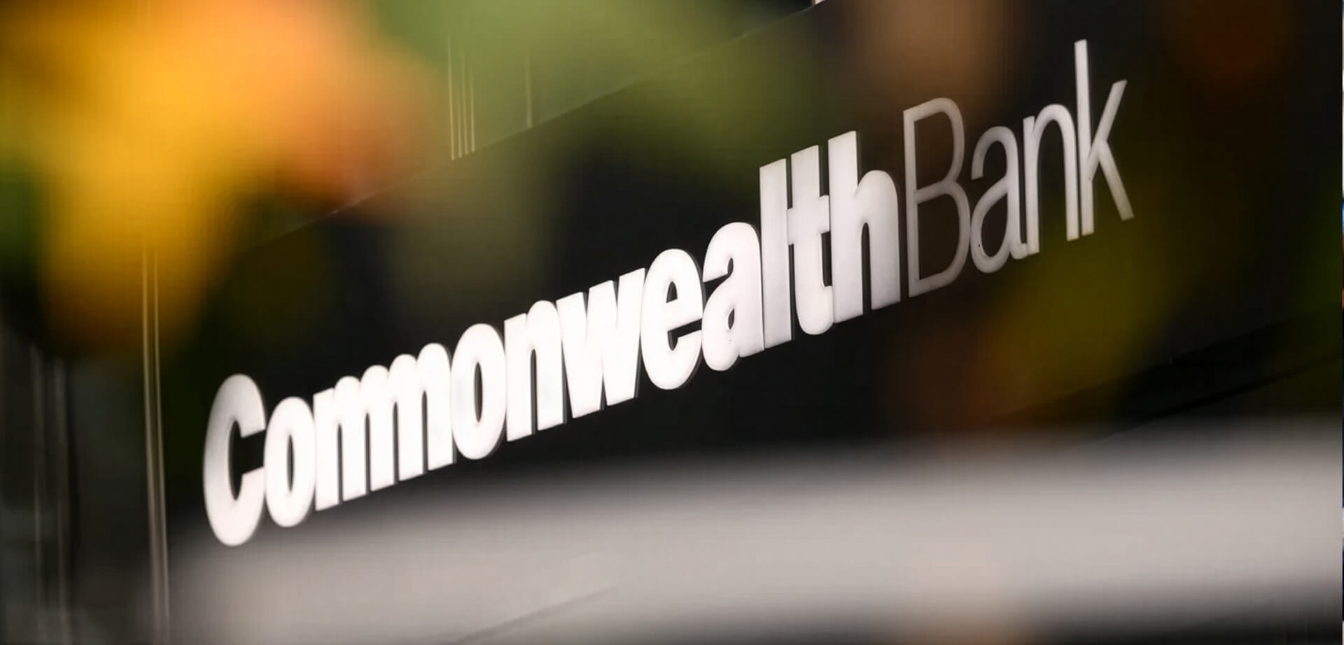 The logo for the Commonwealth Bank of Australia (CBA), which is one of the "Big Four" Australian banks.