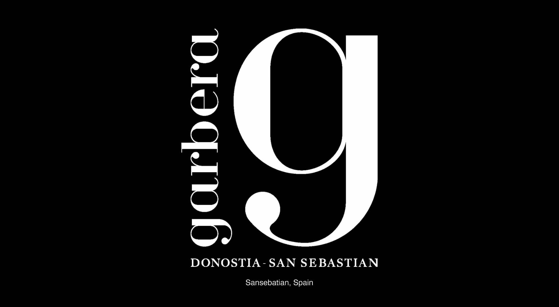 Garbera shopping centre in San Sebastián, Spain, logo.