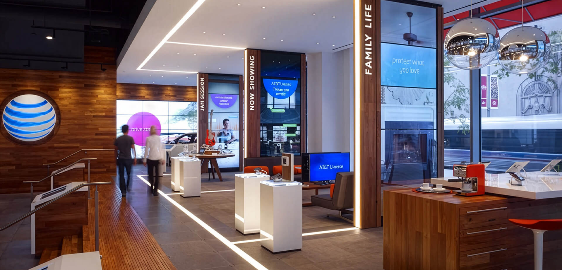 The AT&T Flagship Store on Michigan Avenue in Chicago.The design concepts behind next-gen retail spaces.