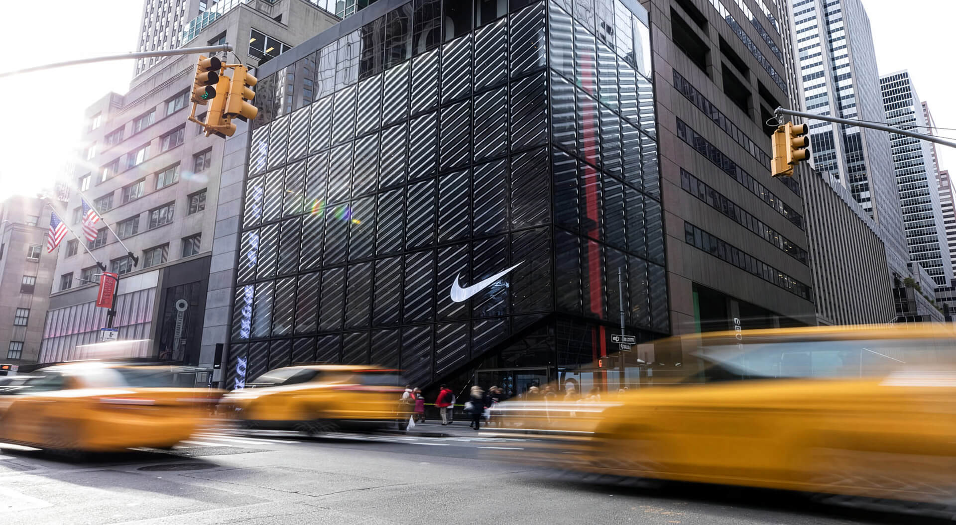 The Nike House of Innovation NYC flagship store located on Fifth Avenue in New York City.