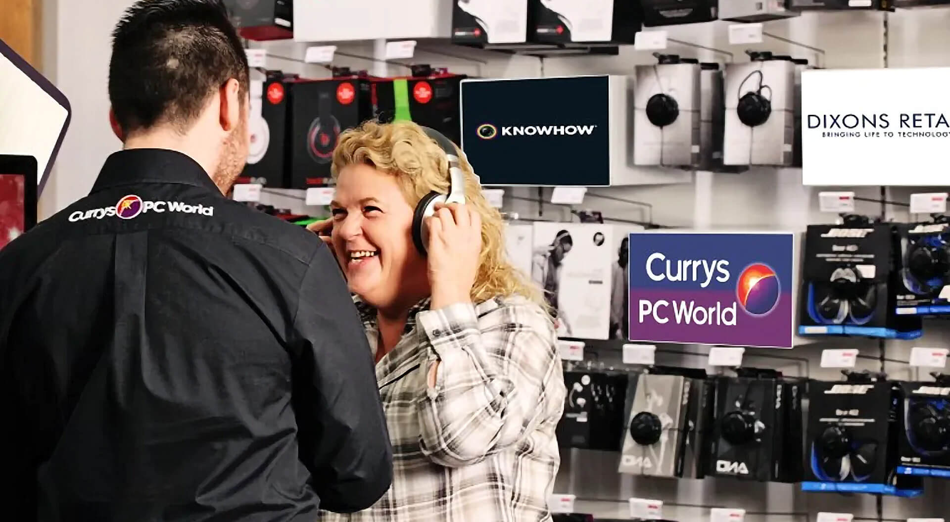 Currys technology retail store environment
