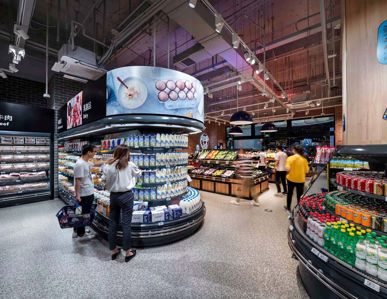 Grocery Store & Supermarket Interior Design Ideas