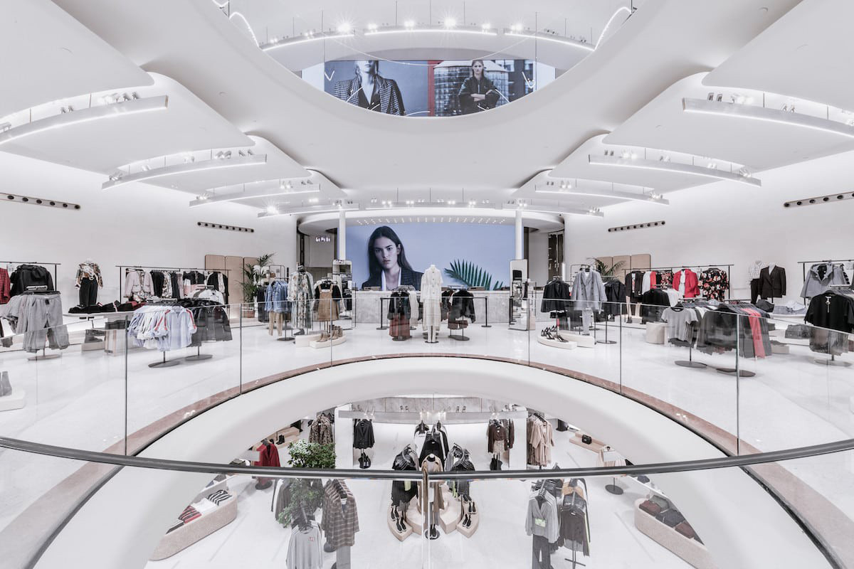 Zara Milan - New concept ideas for technology retail interior store design.