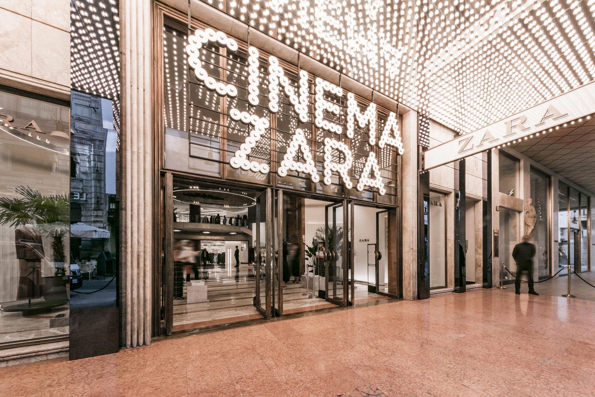 Cinema Zara Milan - Spectacular new concept ideas for technology lifestyle retail interior design.