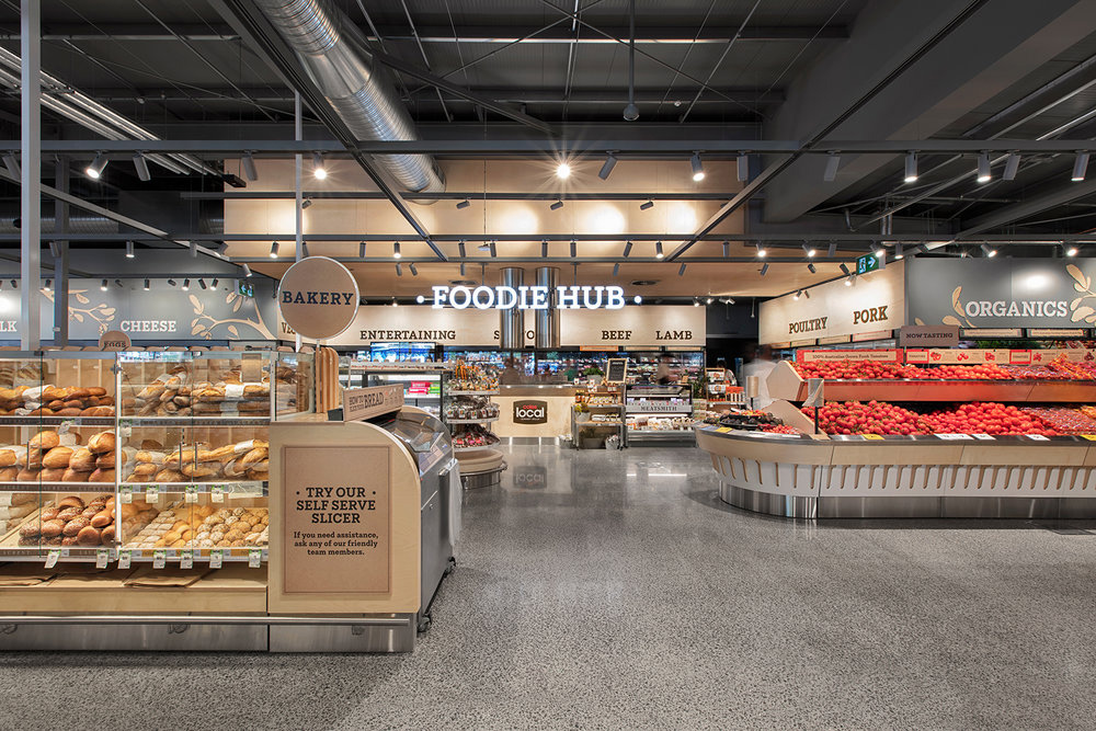 Cutting edge supermarket interior design new lifestyle trends marketing and branding